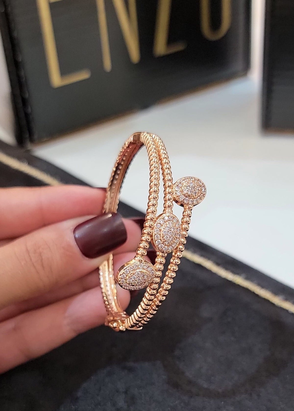 Bracelet Jonc Torsadé (5.3 - 5.5 CM)