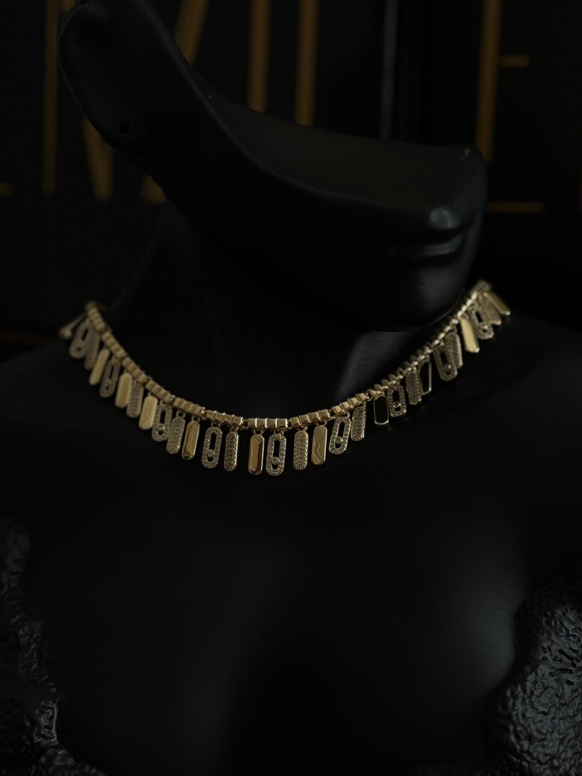 Collier Pendants Dorés