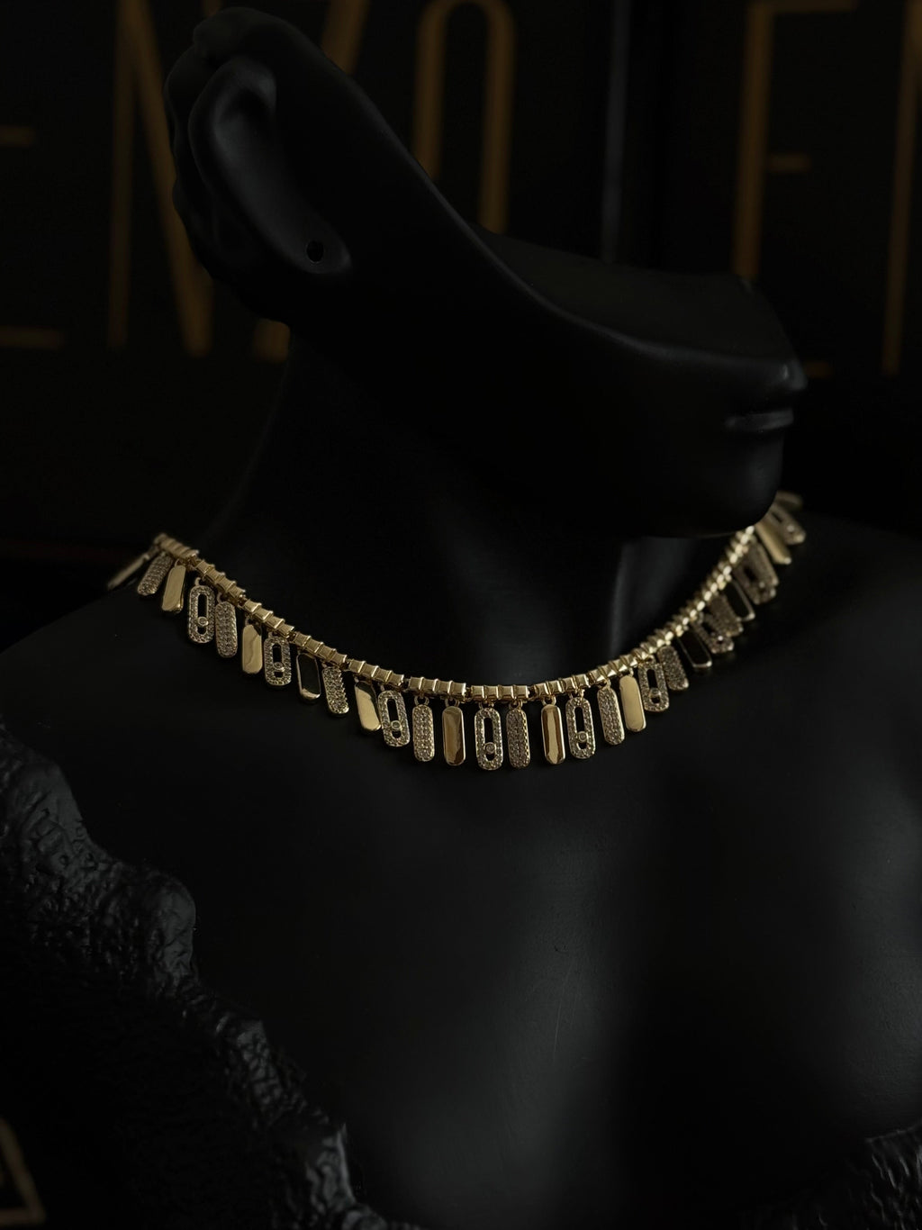 Collier Pendants Dorés