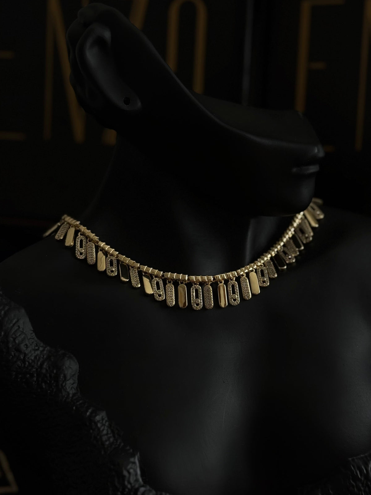 Collier Pendants Dorés