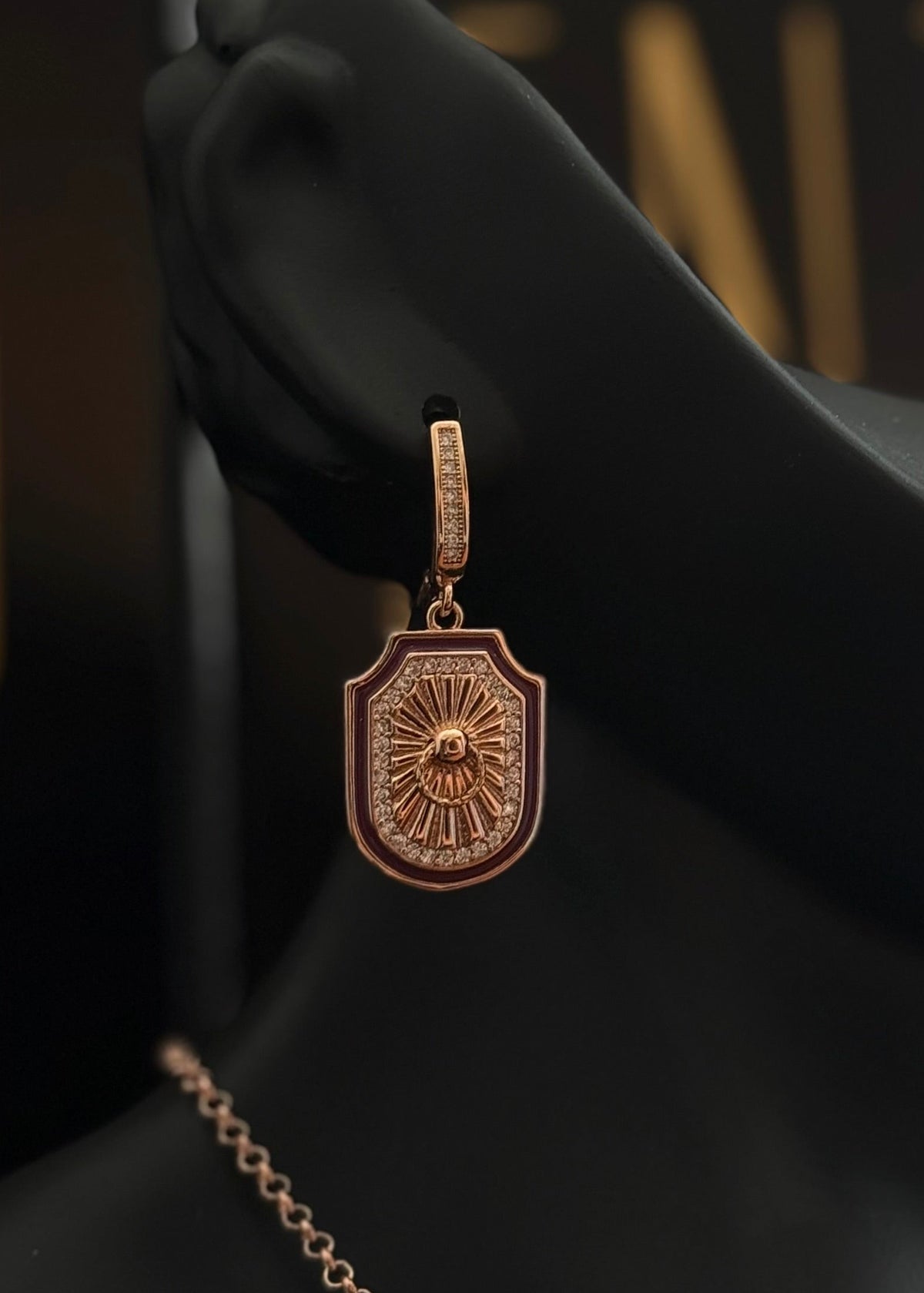Blason Étoilé (collier + boucles)