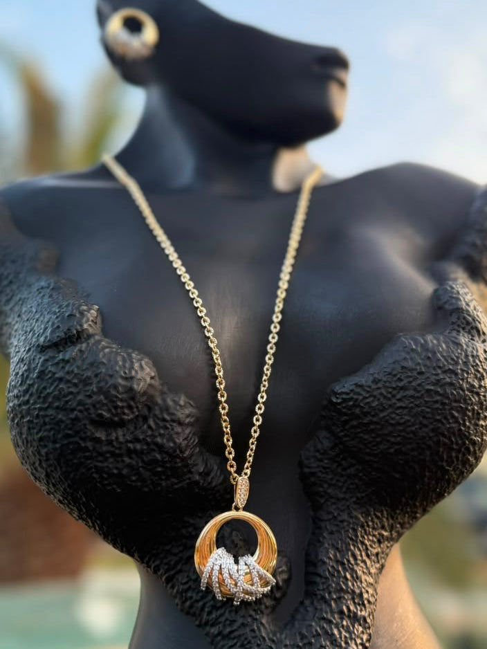 Ailes d’Ange (Sautoir + Boucles)